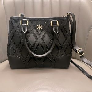 Black Tory Burch Crossbody Satchel